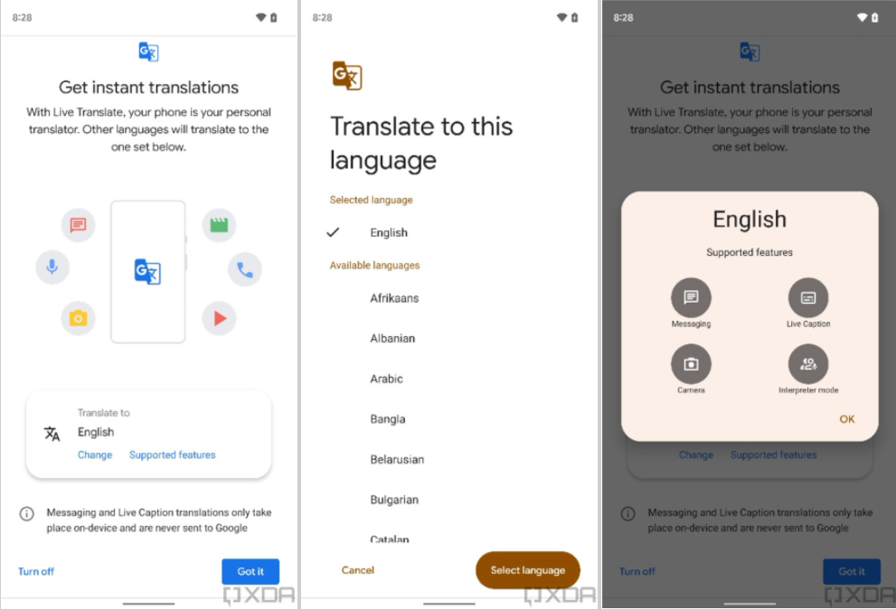 ฟีเจอร์ Live Translate บน Pixel 6 แปลแคปชั่นสด แปลข้อความ และใช้กล้องแปลภาพ แบบออฟไลน์ได้ | Blognone