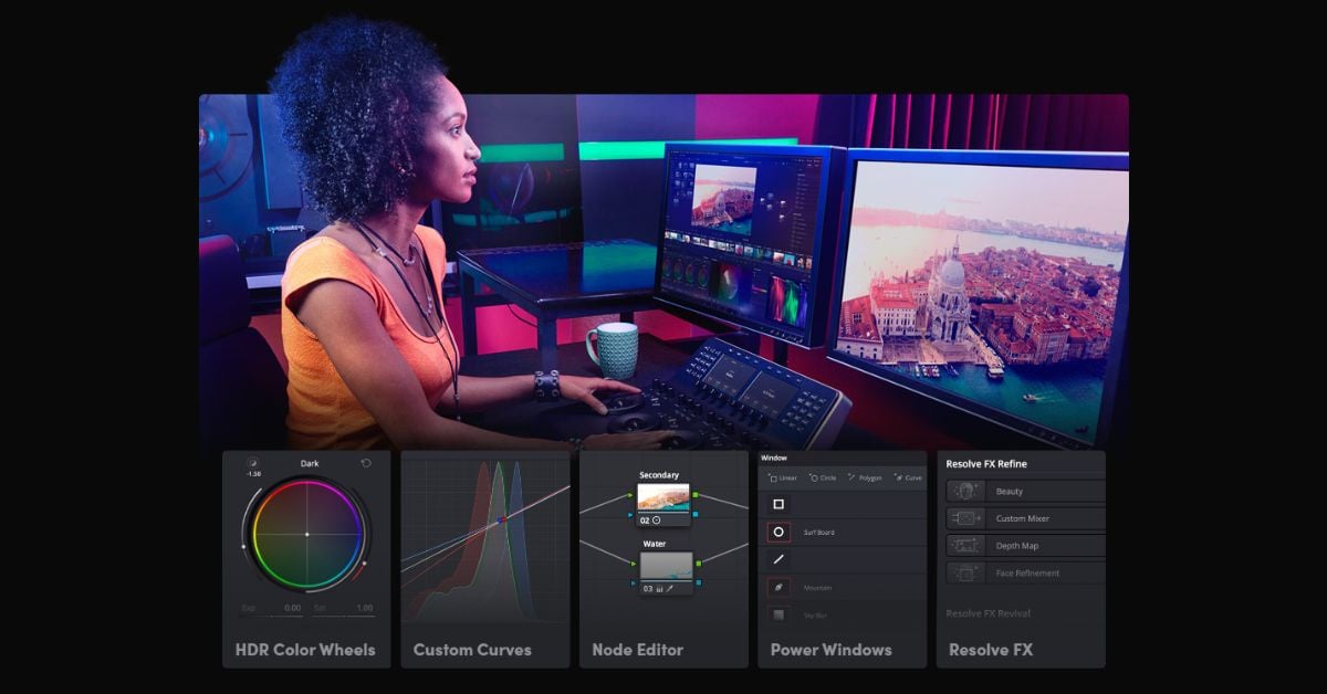 alt="โปรแกรมตัดต่อวิดีโอฟรี DaVinci Resolve"