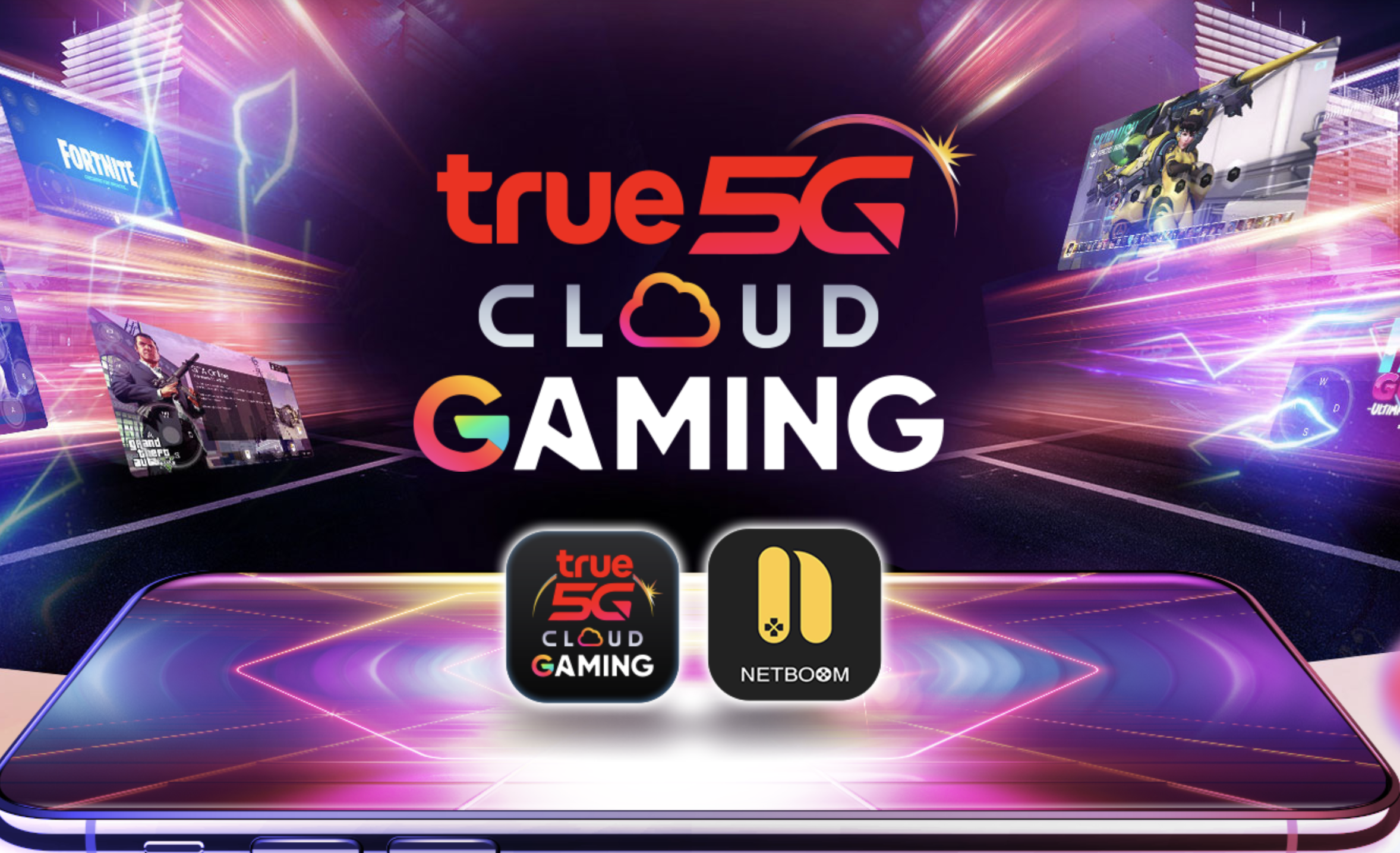 alt="True 5G Cloud Gaming"