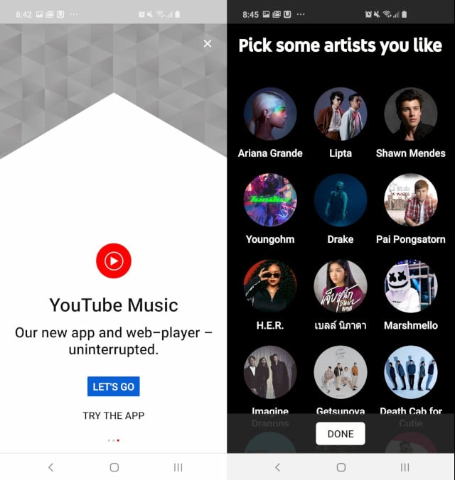 รีวิว Youtube Music ในไทย ฟังเพลงได้แม้ล็อกหน้าจอ บอกลาโฆษณากันสักที |  Blognone