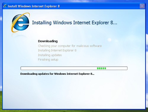 install internet explorer 8