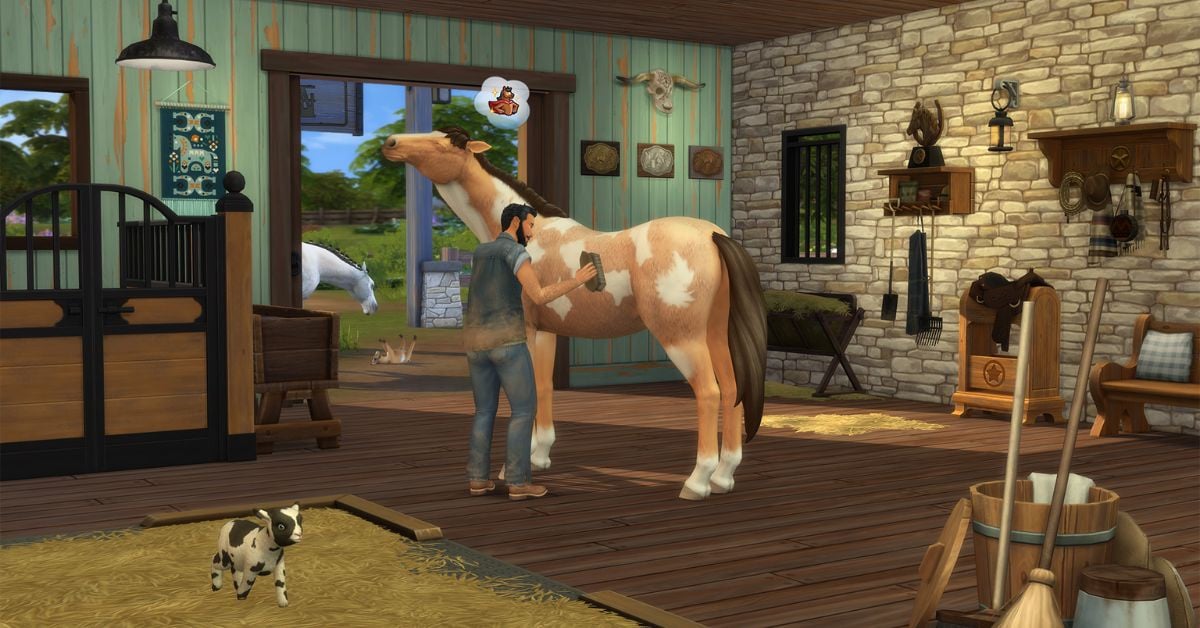 alt="The Sims 4 สูตร Horse Ranch"