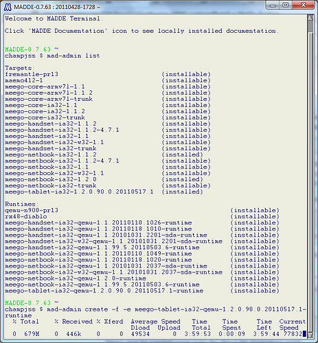 alt="การติดตั้ง runtime ด้วย MADDE"