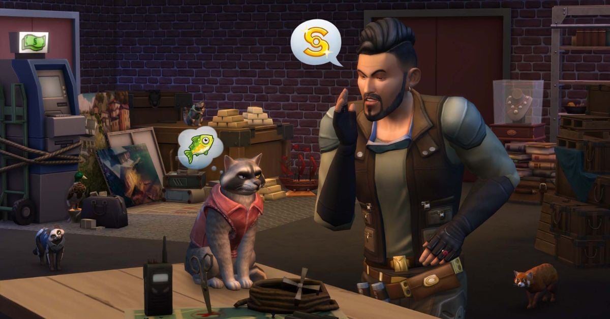 alt="The Sims 4 สูตร Cats &amp; Dogs"