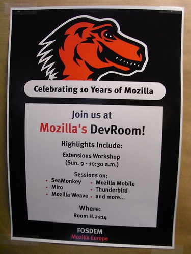 alt="Mozilla poster @ FOSDEM"