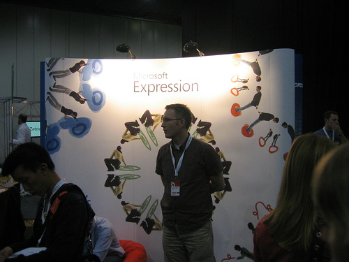 alt="Microsoft Expression Booth @ FOWA"