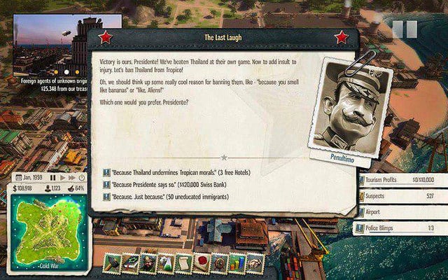 Tropico 5 ภาคเสร มล อเล ยนไทยจากการแบน เพ มภารก จส นคลอนอ ตสาหกรรมท องเท ยวไทย Blognone