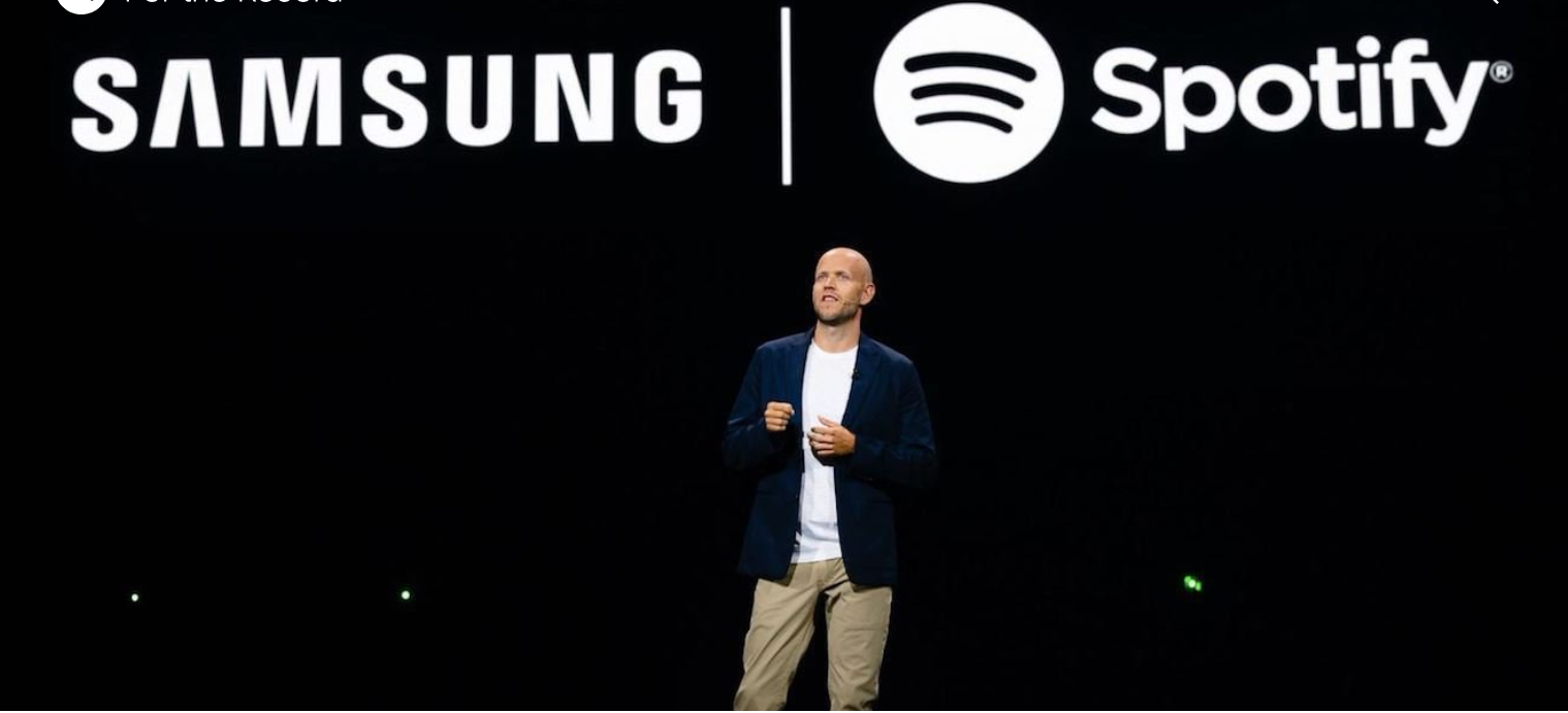 Spotify and Samsung