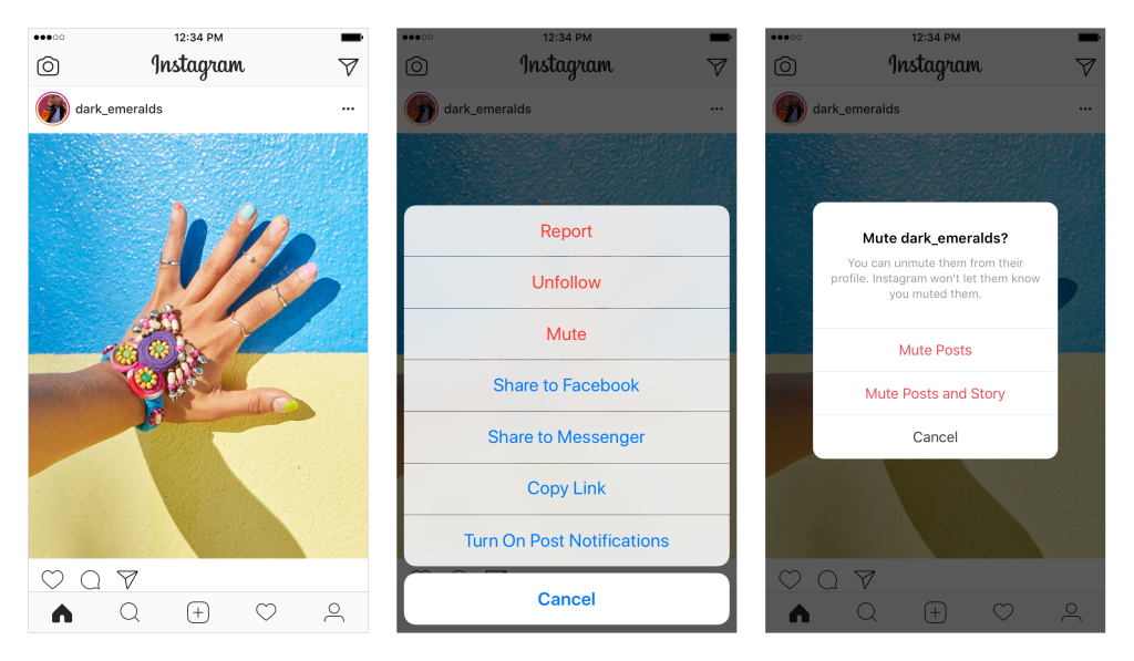 Instagram ให้ผู้ใช้ mute บัญชีอื่นได้โดยไม่ต้อง unfollow | Blognone