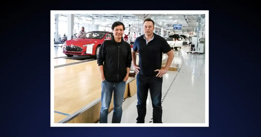 alt="Lei Jun and Elon Musk"