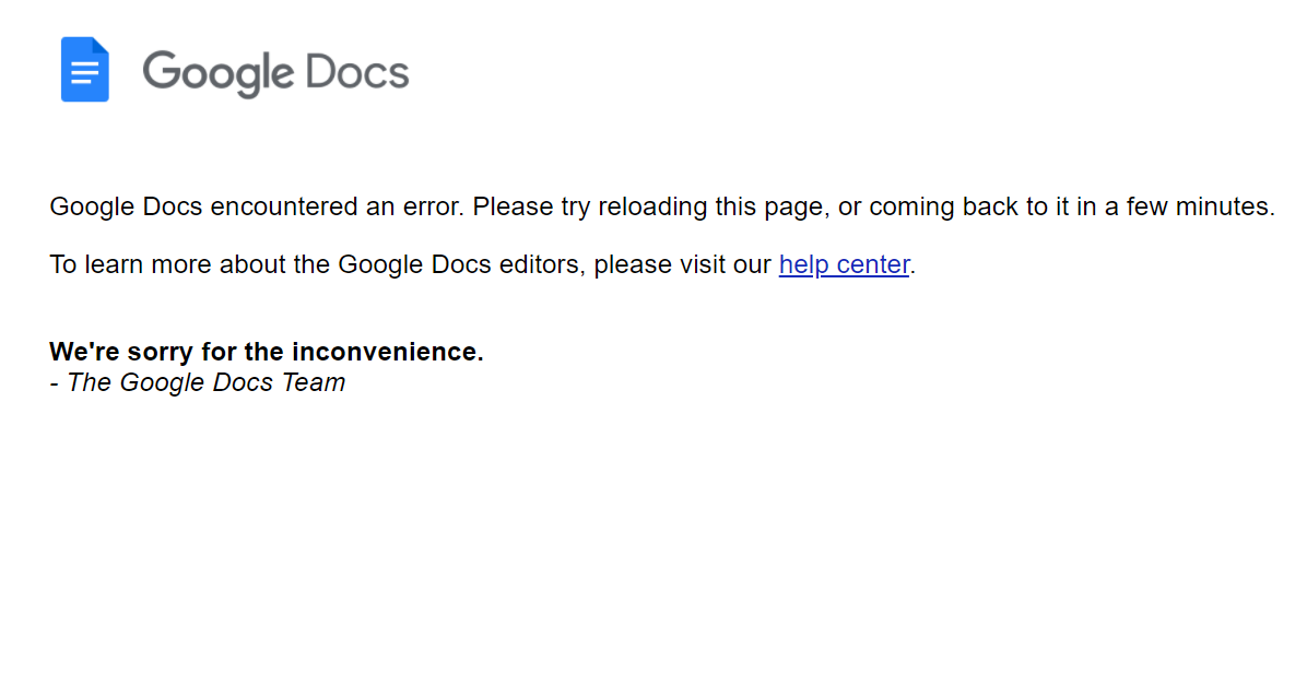 alt="Google Docs Error"