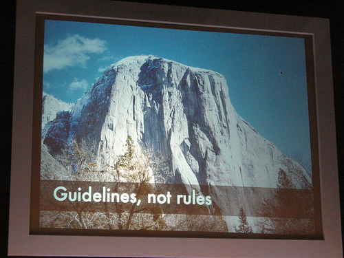 alt="Guidelines, not rules"